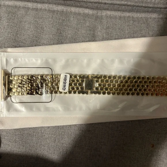 Gold Metal Watch Band - Picture 1 of 2